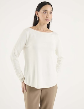 Suéter Chico's cuello ojal para mujer