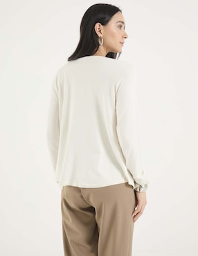 Suéter Chico's cuello ojal para mujer