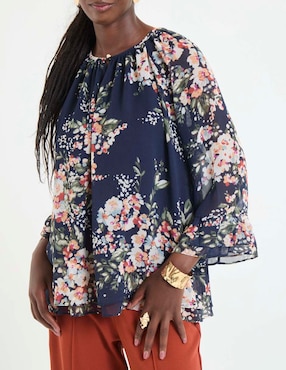 Blusa Chico's manga larga para mujer