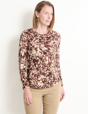 Blusa Chico's manga larga para mujer