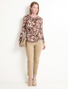 Blusa Chico's manga larga para mujer
