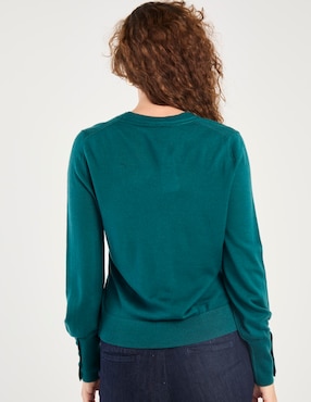 Suéter Talbots cuello v para mujer