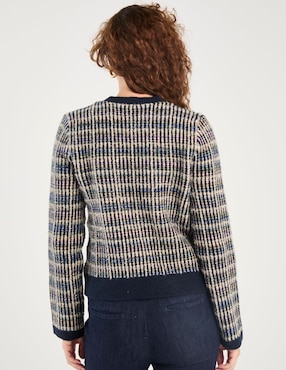 Suéter Talbots cuello redondo para mujer