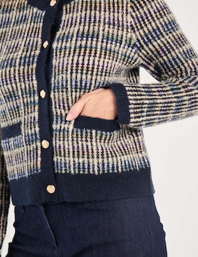 Suéter Talbots cuello redondo para mujer