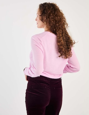 Suéter Talbots cuello redondo para mujer