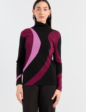 Suéter Chico's cuello tortuga para mujer