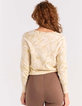 Suéter Chico's cuello v para mujer