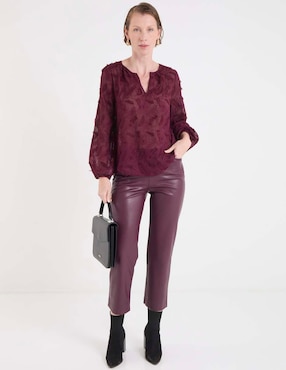 Blusa Chico's manga larga para mujer