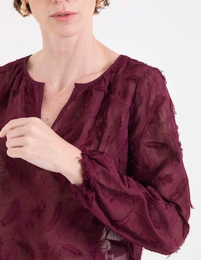 Blusa Chico's manga larga para mujer