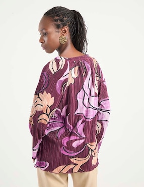 Blusa Chico's manga larga para mujer