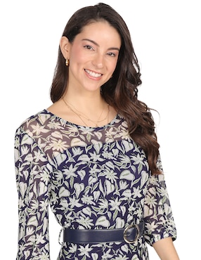 Vestido largo casual Duplan Petite Familia Frankfurt para mujer