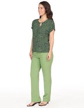 Blusa Duplan Petite manga corta para mujer