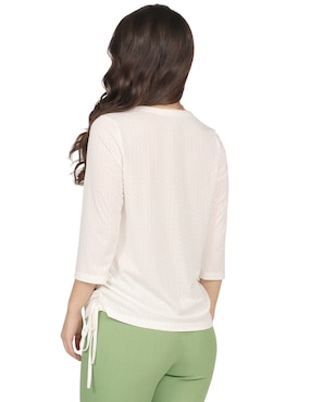 Blusa Duplan Petite manga 3/4 para mujer