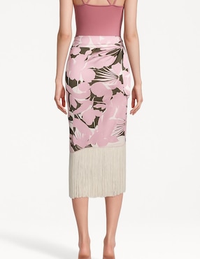 Falda midi j&B a la cintura