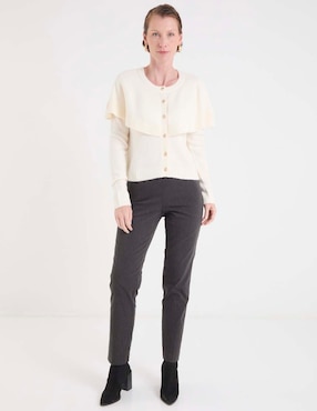 Suéter Talbots cuello redondo para mujer