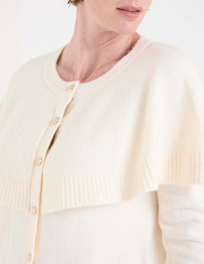 Suéter Talbots cuello redondo para mujer