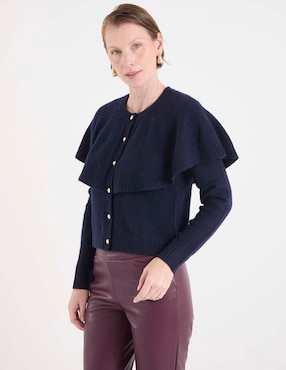 Suéter Talbots cuello redondo para mujer