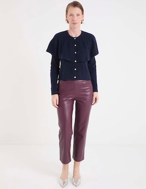 Suéter Talbots cuello redondo para mujer