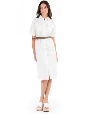 Vestido a la rodilla casual Forever 21 para mujer