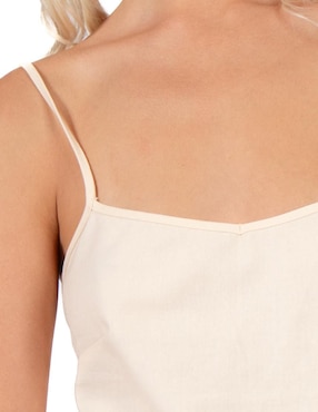 Vestido corto casual Forever 21 Straps Line para mujer