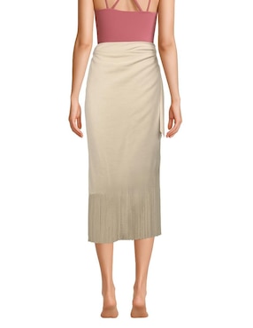 Falda midi J&B a la cintura
