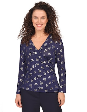Blusa Duplan manga larga para mujer