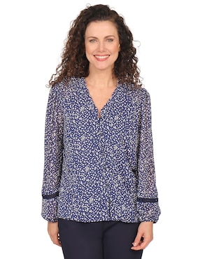 Blusa Duplan manga larga para mujer
