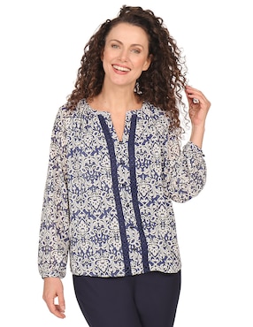 Blusa Duplan manga larga para mujer