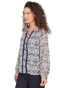 Blusa Duplan manga larga para mujer