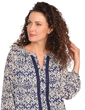 Blusa Duplan manga larga para mujer
