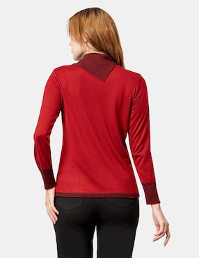 Blusa túnica Vitos manga larga para mujer