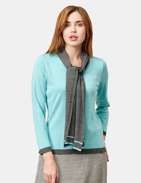 Blusa túnica Vitos manga larga para mujer