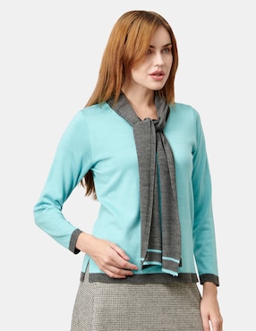 Blusa túnica Vitos manga larga para mujer