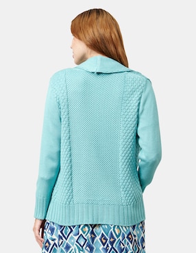 Suéter Vitos cuello chal para mujer
