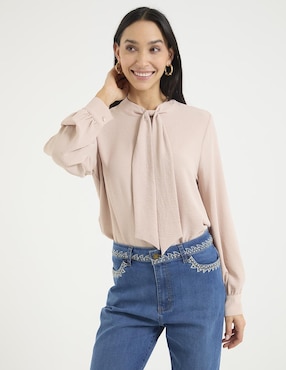 Blusa Damaia Atelier manga larga para mujer