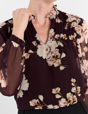 Blusa Chico's manga larga para mujer