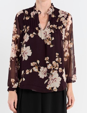 Blusa Chico's manga larga para mujer