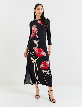 Vestido largo formal Chico's para mujer