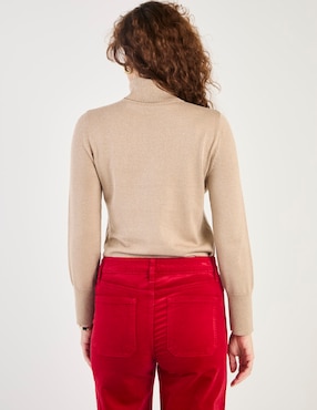 Suéter Chico's cuello tortuga para mujer
