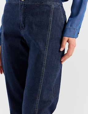 Jeans straight a la cintura Damaia Atelier para mujer