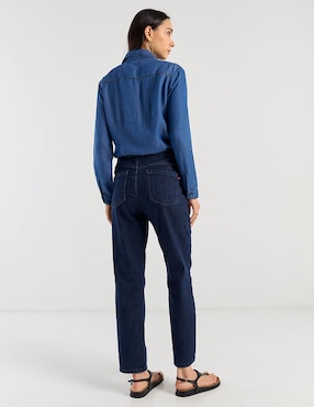 Jeans straight a la cintura Damaia Atelier para mujer