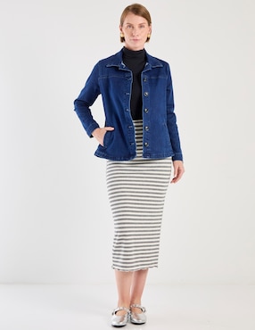 Chamarra Damaia Atelier de mezclilla para mujer