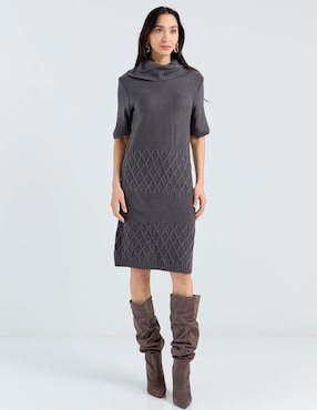 Vestido a la rodilla casual Loren's para mujer