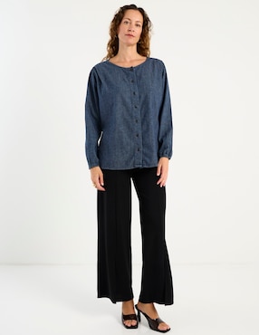 Blusa Damaia Atelier manga larga para mujer