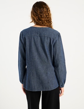 Blusa Damaia Atelier manga larga para mujer