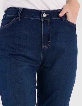 Jeans straight corte cintura Damaia Atelier para mujer