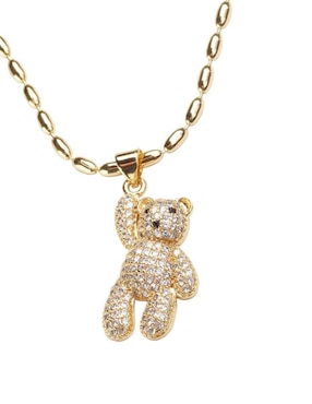 Collar de oso Yoiko Blyssi de baño de oro 18 K