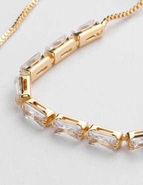 Pulsera Yoiko Brisée con acabado baño de oro