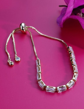Pulsera Yoiko Brisée con acabado baño de oro