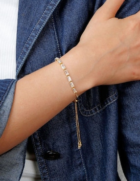 Pulsera Yoiko Brisée con acabado baño de oro